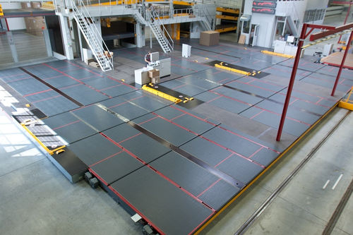Цепной конвейер - MINDA Industrieanlagen GmbH - горизонтальный / транспортный / для разряда