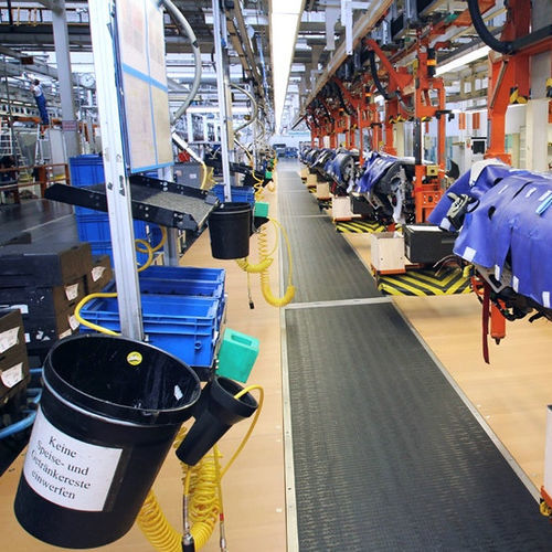 Конвейерная система для промышленного транспортного средства - MINDA Industrieanlagen GmbH - для монтажной линии / напольная
