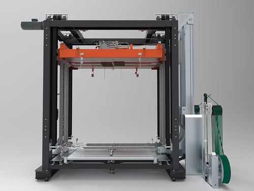 Обвязочная машина с прессом - UP5-Aggregat - Pamminger Verpackungstechnik Ges mbH - полностью автоматическая / для поддонов / для полос из полипропилена и ПЭТФ