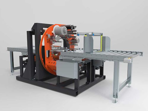 Горизонтальный паллетообмотчик - Python 300 – 800 HS - Pamminger Verpackungstechnik Ges mbH - с вращающимся кольцом / полностью автоматический / для длинных изделий