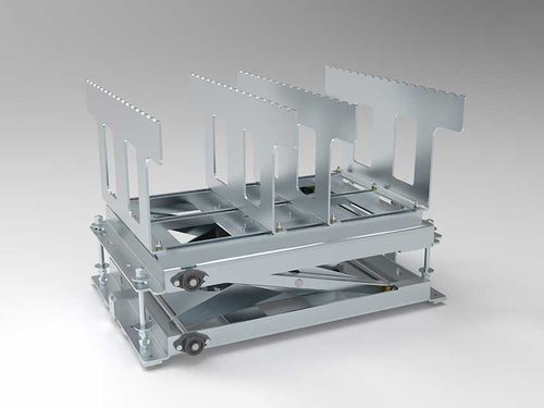 Подъемное устройство для паллет - Pamminger Verpackungstechnik Ges mbH - для конвейера / для конвейерной доставки