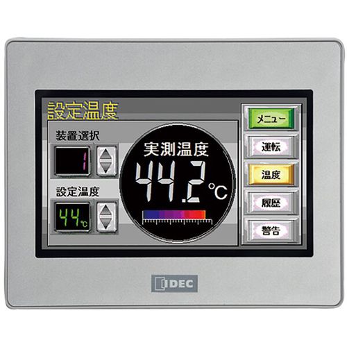 HMI с сенсорным экраном - HG1G series - IDEC - встраиваемый / 320x240 / TFT LCD