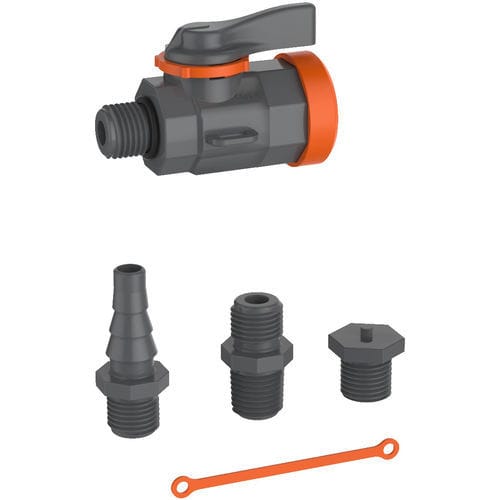 Клапан для лаборатории - 522 - GF Piping Systems - со сферическим золотником / с ручным управлением / дозирующий