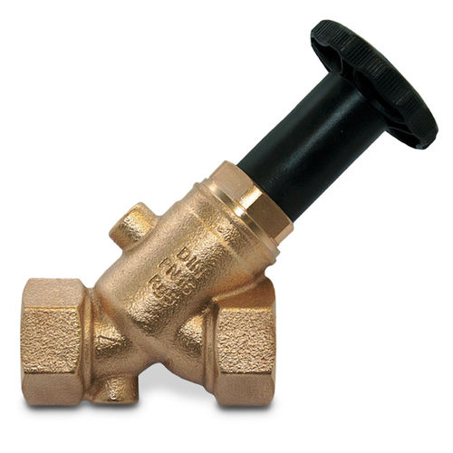 Клапан с наклонным седлом - 350895600 - GF Piping Systems - с вентилем / с маховиком / для остановки