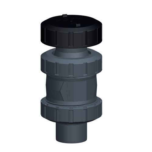 Клапан с плавающим сферическим золотником - 591 - GF Piping Systems - с ручным управлением / кровотечение / малогабаритный