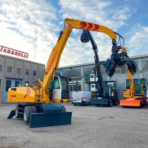 Колесный ковш для транспортировки материалов - T308 - OFFICINA MECCANICA F.LLI TABARELLI SPA - дизельный