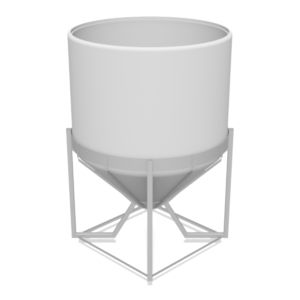Резервуар для стокирования - XILO 10000 A - PLASTIC PROGET EUROPEAN SRL - для жидкостей / из пластика / цилиндрический