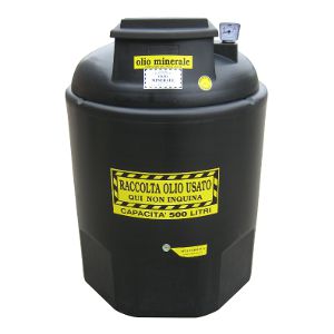 Резервуар для регенерации отработанного масла - ECOIL EURO DUPLEX MINERALE series - PLASTIC PROGET EUROPEAN SRL - для минерального масла / из полиэтилена / цилиндрический