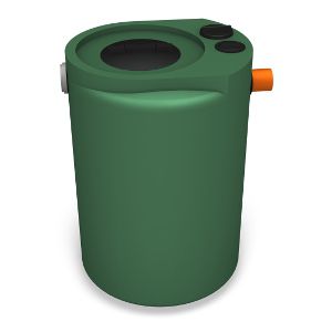 Резервуар для очистки сточных вод - CROMASEPTIC series - PLASTIC PROGET EUROPEAN SRL - из полиэтилена низкой плотности ПЭВД / цилиндрический / вертикальный