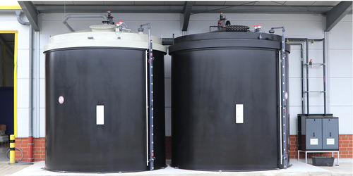 Резервуар для химических продуктов - ROPLAST SRL - из полиэтилена / из HDPE / цилиндрический
