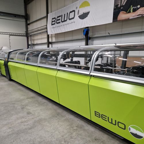 Станок для резки с вращающейся пластиной - SCF Omega - Bewo Cutting Systems B.V. - для металла / для труб / для стержней