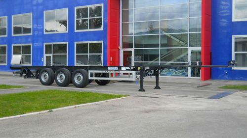 Полуприцеп платформа - TMF - TECNOKAR TRAILERS SRL - трехосный / буксируемый