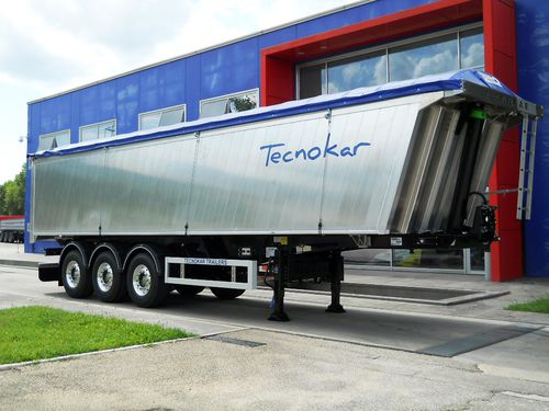 Полуприцеп ковш - delfino alluminio - TECNOKAR TRAILERS SRL - для отходов / трехосный / буксируемый