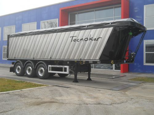 Полуприцеп ковш - delfino EV1 - TECNOKAR TRAILERS SRL - для продуктов питания / трехосный / буксируемый