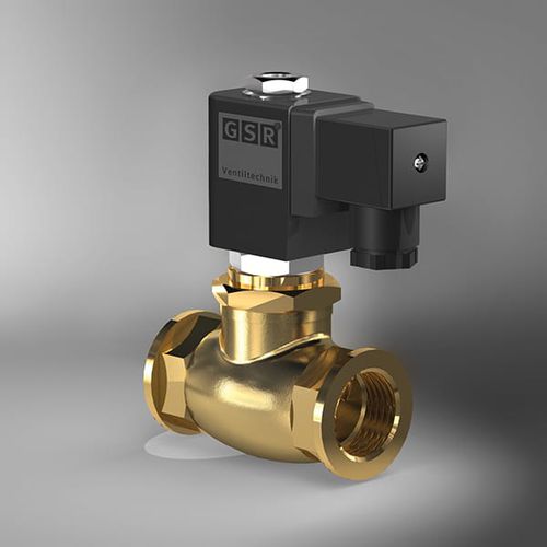 Электромагнитный клапан с заслонкой - 48 - GSR Ventiltechnik GmbH & Co. KG - с прямым приводом / 2 канала / NF