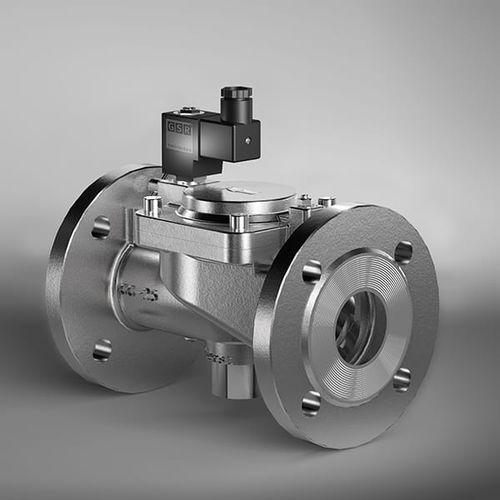Высокотемпературный электромагнитный клапан - 28TM - GSR Ventiltechnik GmbH & Co. KG - с контролируемым приводом / 2 канала / NF