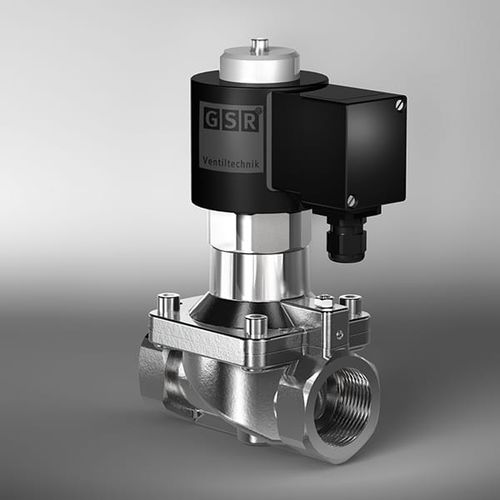 Высокотемпературный электромагнитный клапан - 43TM - GSR Ventiltechnik GmbH & Co. KG - с контролируемым приводом / 2 канала / NF