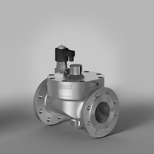 Высокотемпературный электромагнитный клапан - 25TH - GSR Ventiltechnik GmbH & Co. KG - с контролируемым приводом / 2 канала / NF