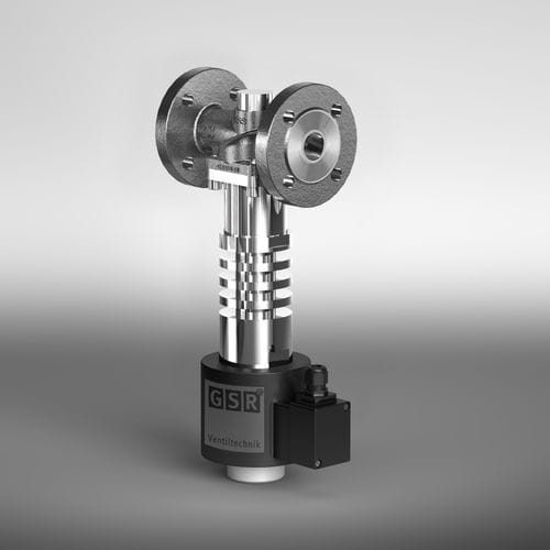 Электромагнитный клапан с фланцем - 2/164  - GSR Ventiltechnik GmbH & Co. KG - с контролируемым приводом / 2 канала / NF