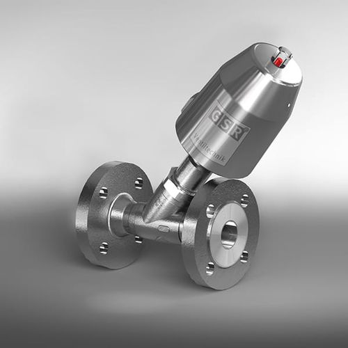 Клапан с фланцем - 63 - GSR Ventiltechnik GmbH & Co. KG - пробковый / с пневматическим управлением / для газа