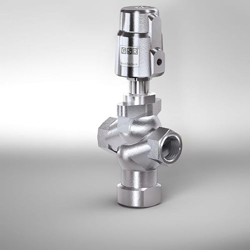 Пробковый клапан - 78 - GSR Ventiltechnik GmbH & Co. KG - с пневматическим управлением / для газа / резьбовой