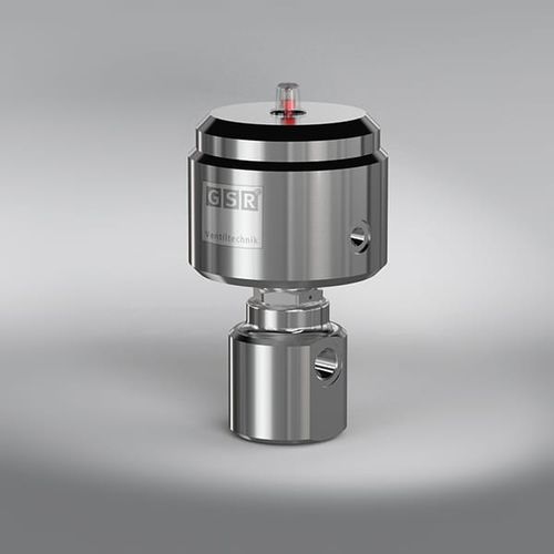 Клапан высокое давление - 8/100 - GSR Ventiltechnik GmbH & Co. KG - поршневый / с пневматическим управлением / для газа