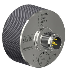Линейный датчик положения - GSR Ventiltechnik GmbH & Co. KG - без механической связи / магнитный / индуктивный