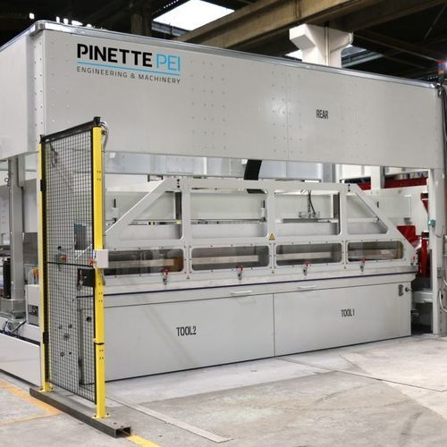 Устройство для термоформования для пластиковой пленки - HDF - PINETTE EMIDECAU INDUSTRIES - для деталей из композитных материалов / автоматическое / вакуумное