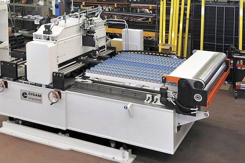 Подающее устройство для процесса тонкой резки - CISAM IMPIANTI s.r.l. Press Feeding Equipment - с роликами / для пресса / автоматическое
