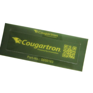 Пластина для ударно-точечной маркировки для состава - Cougartron