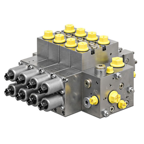 Гидравлический распределитель с выдвижным ящиком - APV 10 - Fluitronics GmbH - с ручным приводом / управление от соленоида / электрогидравлический