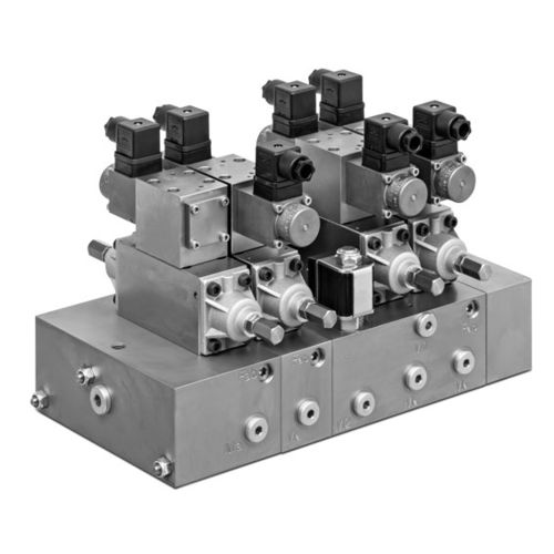 Пропорциональный гидравлический распределитель - MEV  - Fluitronics GmbH - с выдвижным ящиком / с электрическим управлением / 4/2 канала