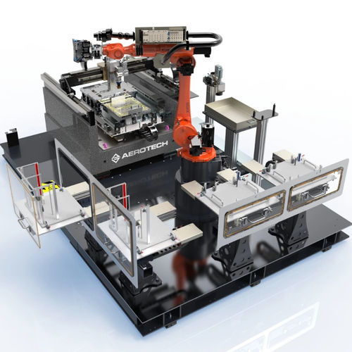 Роботизированная ячейка для лазерной сварки - ERLASER® WELD LineScan - ERLAS Erlanger Lasertechnik GmbH - для питания / чувствительная