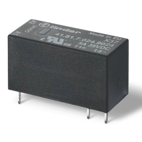 Электромеханическое реле 24 Vcc - 4181 series - FINDER S.p.A. con unico socio - 240 VAC / низкопрофильное / на DIN-рейке