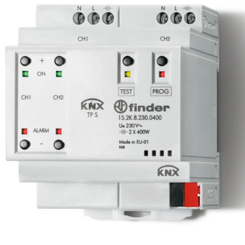 Блок интерфейса для протокола KNX - 15.2K - FINDER S.p.A. con unico socio - мощности / на DIN-рейке