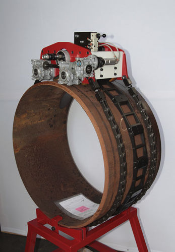 Станок для резки с вращающейся пластиной - TAF - G.B.C. Industrial Tools S.p.A. - для металла / для скашивания кромок / пневматический