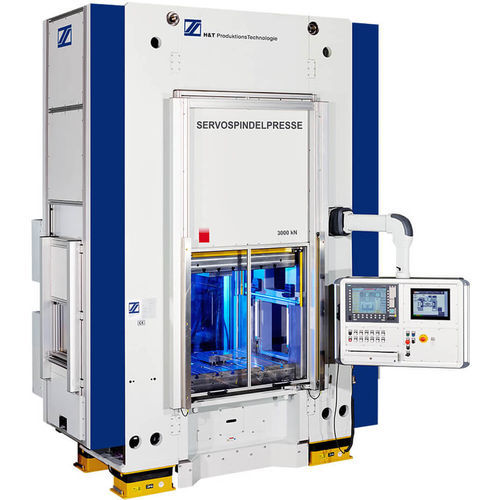 Механизированный пресс - SSP4-3300 - H&T ProduktionsTechnologie GmbH - электромеханический / для формовки / для резки
