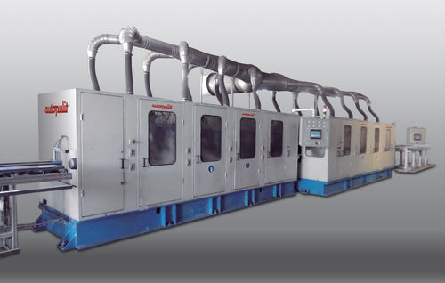 Полировальный станок для металлов - E4-200/8UT(4T+4B) - AUTOPULIT - для трубы / автоматический / с двумя головками