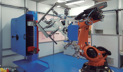 Роботизированная ячейка для загрузки - CR-120/UL - AUTOPULIT - для разгрузки / для очистки