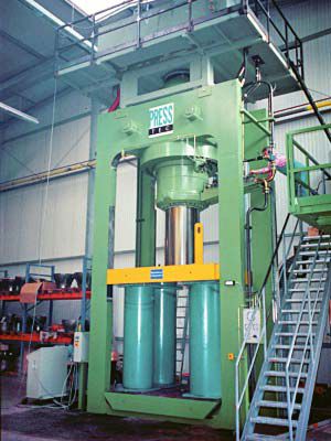 Гидравлический пресс - HMS 1600 - Presstec Pressentechnologie GmbH - для формовки / горячим тиснением