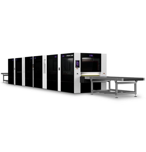 Отделочная машина углового стеллажа - TwinLine - Q-Fin Quality Finishing Machines - для галтовки / для отделки / для оснастки