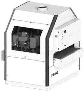 Станок для удаления заусенцев со щеткой - FIERDE F1200 - Q-FIN B.V. Dutch Finishing Solutions - углового стеллажа / для отделки / для металлических деталей