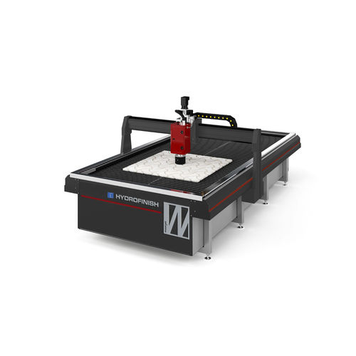Линия отделки для камня - HYDROFINISH -WHF 510 - Waterjet Corporation s.r.l. - чистки щеткой / для резки / автоматическая