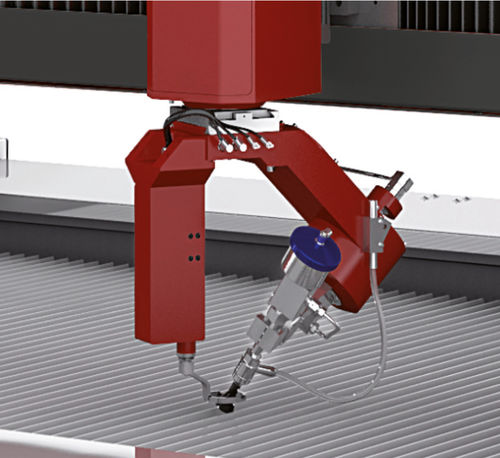 Режущая головка струей воды - Waterjet Corporation s.r.l. - 5 осей / 3D