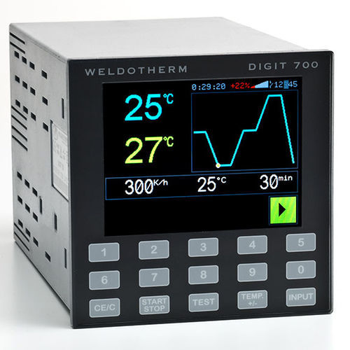 Контроллер температуры двойной светодиодный дисплей - DIGIT 700 - Weldotherm GmbH - технология / программируемый / для обогрева