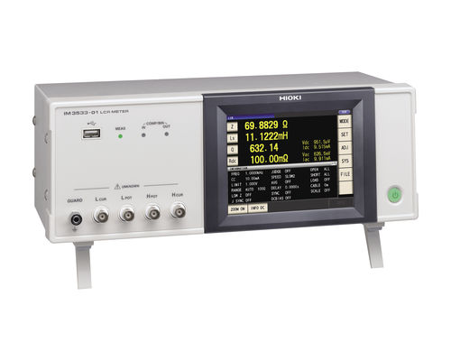 Настольный RLC-метр - 1 mHz - 200 kHz, ±0.05% rdg. | IM3533, IM3533-01 - HIOKI E.E. CORPORATION