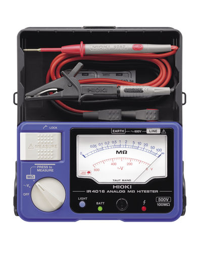 Тестер изоляции - 500V, 100 MΩ | IR4016-20 - HIOKI E.E. CORPORATION