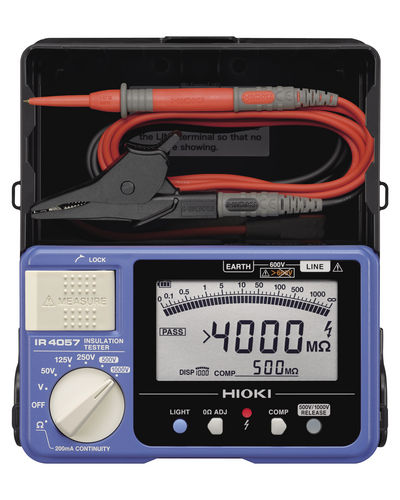 Тестер изоляции - 100 - 4000 MΩ | IR4057-20 - HIOKI E.E. CORPORATION - непрерывности