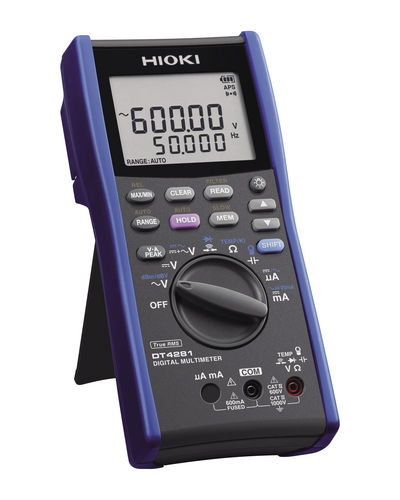 Цифровой мультиметр - 60.000 mV - 1000.0 V AC/DC | DT4281 - HIOKI E.E. CORPORATION - переносной / промышленный