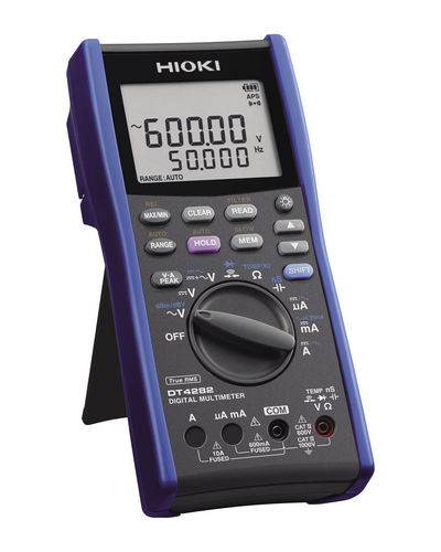 Цифровой мультиметр - 60.000 mV - 1000.0 V AC/DC | DT4282 - HIOKI E.E. CORPORATION - переносной / промышленный